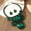 KIT COLAR + BRINCOS - ZURI