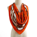 LENÇOS LUXURY - CETIM - 90CM/90CM