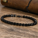 PULSEIRA RIVIERA - NEGRA - AÇO INOXIDÁVEL