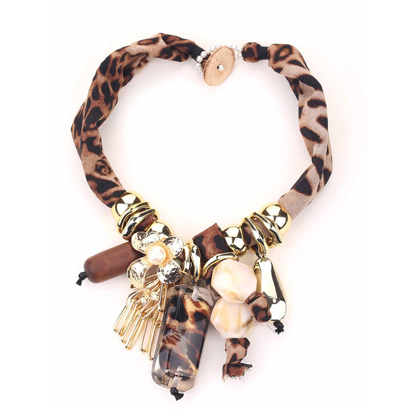 COLAR LEOPARDO - SELVAGEM E SOFISTICADO