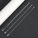 PULSEIRA CORRENTE OSSO COBRA QUADRADA - AÇO INOXIDÁVEL 304