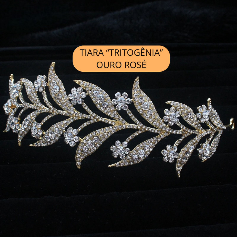 TIARA - STRASS/PÉROLAS