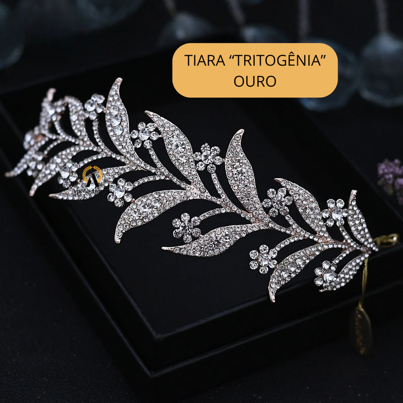 TIARA - STRASS/PÉROLAS