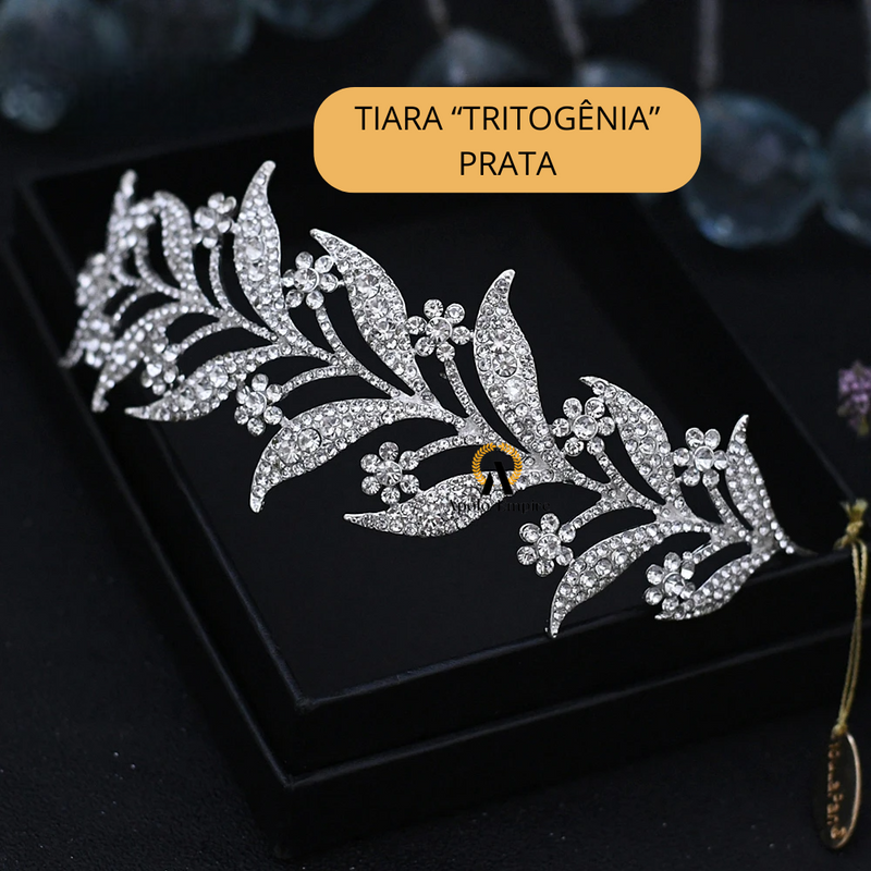 TIARA - STRASS/PÉROLAS