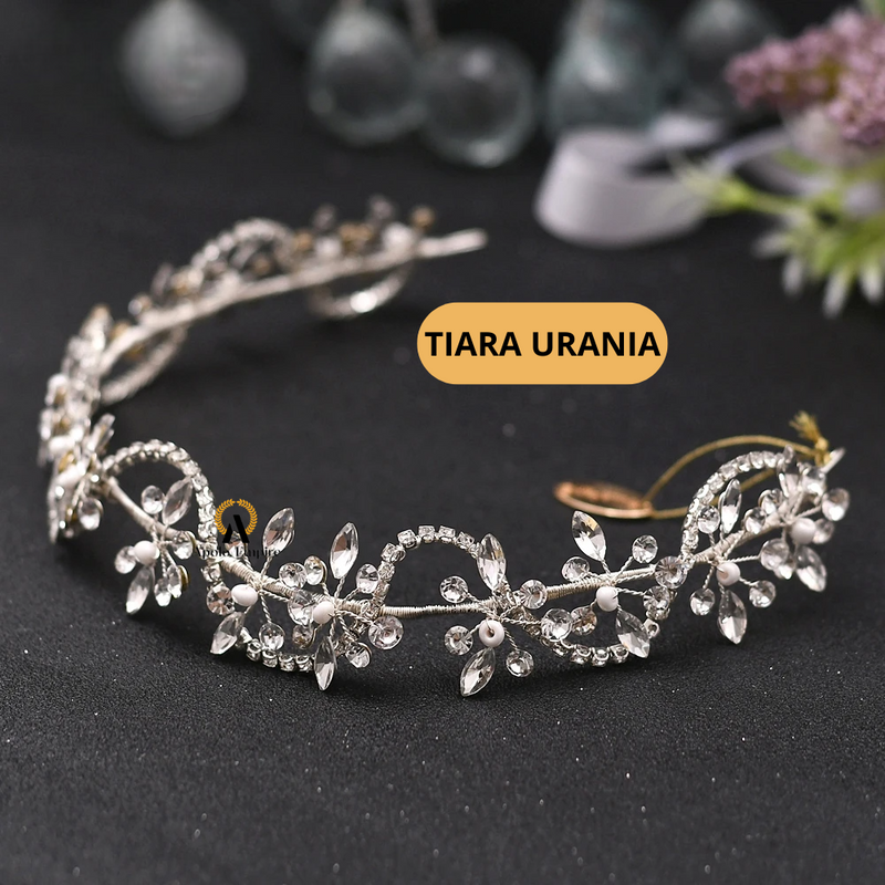 TIARA - STRASS/PÉROLAS