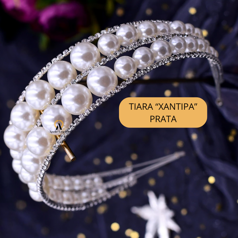 TIARA - STRASS/PÉROLAS