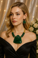 CONJUNTO ESPIRAL DE PODER - COLAR + BRINCOS