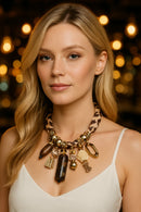 COLAR LEOPARDO - SELVAGEM E SOFISTICADO