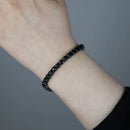 PULSEIRA RIVIERA - NEGRA - AÇO INOXIDÁVEL