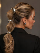 PONY CUFF ELLIPSE - ELÁSTICO DE CABELO 18K