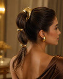PONY CUFF ELLIPSE - ELÁSTICO DE CABELO 18K