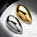 BROCHES BEAUTIFUL EGG - BANHADO A OURO 18K