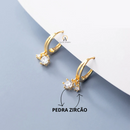 BRINCO - ARGOLA COM PINGENTE