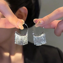 BRINCOS BORLA - MEDIANO - PRATA 925 + (BRINDE BRINCOS DE PÉROLAS)