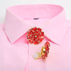 BROCHE DE LUXO PARA BOTÕES - CAMÉLIA - 2 PEÇAS