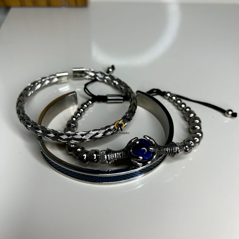 KIT 3 PULSEIRAS - Bracelete de Luxo