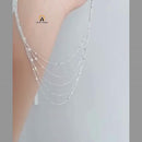 COLAR - CHOKER FASHION  - PRATA 925